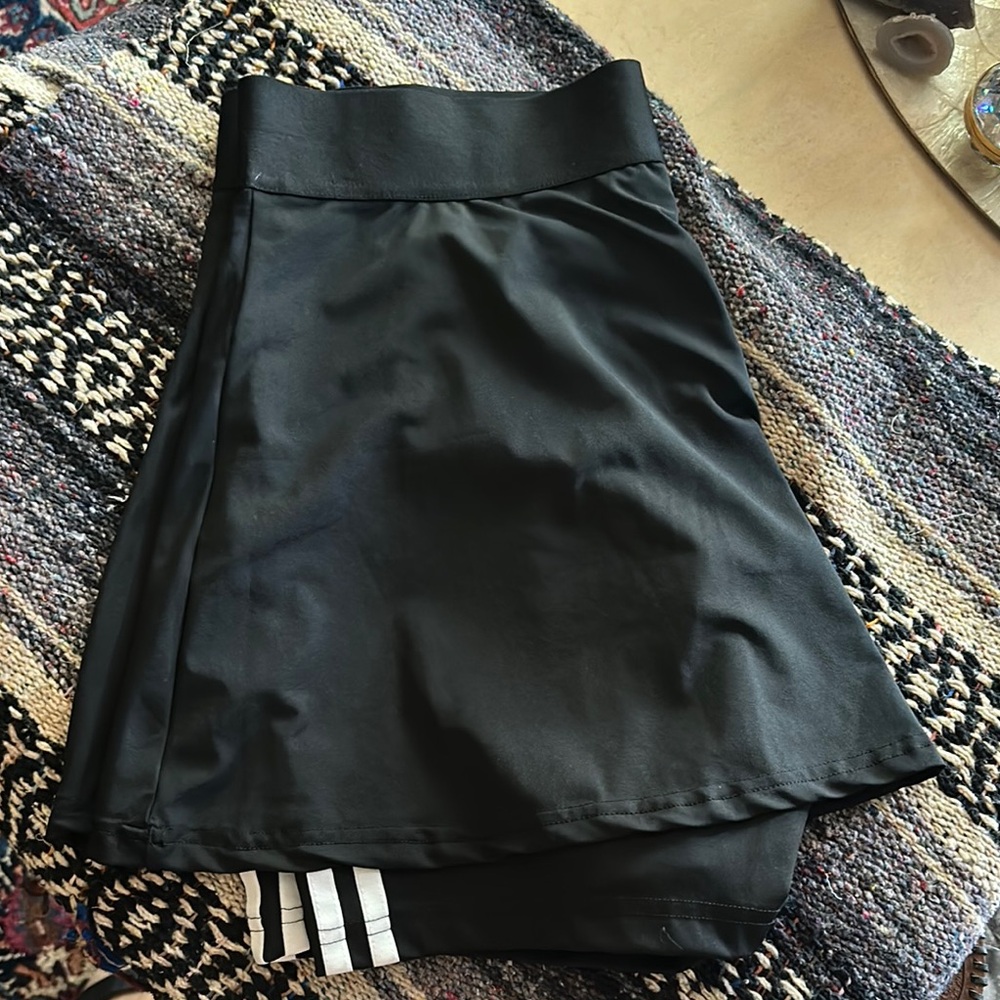 Adidas Black Skort Performance Shorts